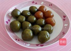 四色冰皮月饼的做法图解2