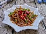 莲藕杆炒辣椒的做法[图]