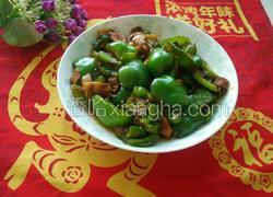五花肉炒圆椒