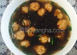 肉丸紫菜汤