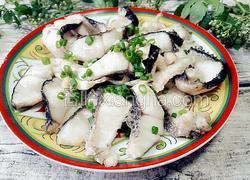 葱油黑鱼片