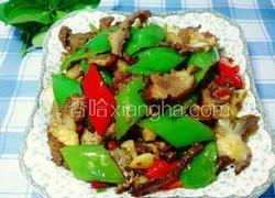 青椒炒卤牛肉
