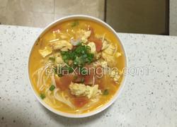 番茄鸡蛋连汤面