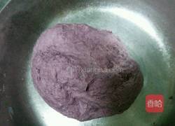 紫薯椰蓉面包(普通面粉版)的做法图解2