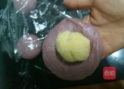 紫薯椰蓉面包(普通面粉版)的做法图解8