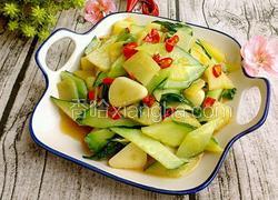 老黄瓜炒土豆片