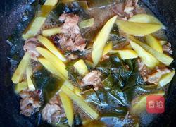 梅花肉炖土豆海带的做法图解6