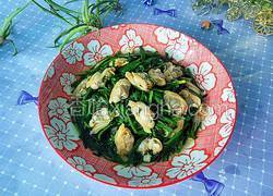 韭菜炒蛤蜊