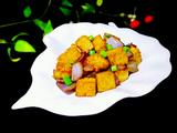 洋葱炒豆腐