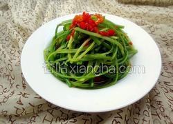 凉拌蒜苗丝