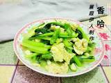鸡蛋炒荠菜