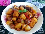 小土豆红烧肉