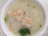 虾仁油麦鲜粥