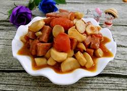 番茄杏鲍菇炒香肠