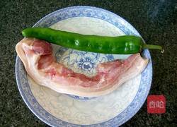 炒腩肉的做法图解1