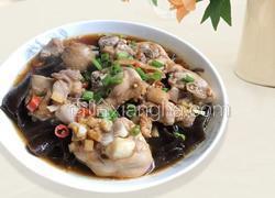 黑木耳蒸滑鸡腿