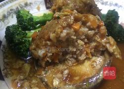 香菇盏 （香菇塞肉、香菇肉馅）的做法图解2