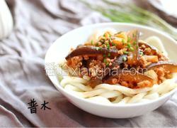 茄汁肉末乌冬面
