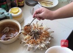 金针菇蒜蓉粉丝虾的做法图解2