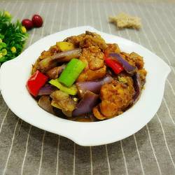 茄子烧鸡的做法[图]