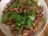 辣炒鸡杂