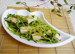 豌豆苗烩豆腐