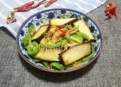 青椒豆腐干炒肉丝