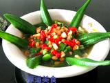 蒜香鸡汤秋葵的做法[图]