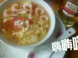 北极虾番茄蛋汤