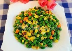 清炒毛豆玉米胡萝卜