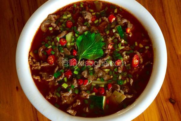 水煮牛肉