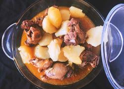 简易版鸡肉炖土豆～