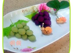 蜗牛和葡萄(山药紫薯丸子)