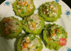 苦瓜酿肉的做法图解6