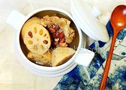 莲藕红豆骨头汤