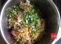 杏鲍菇榨菜香葱肉馅的做法图解7