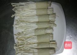 酱油肉金针卷的做法图解6