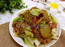 家乡风味小吃——炒莜面黑圪蛋蛋