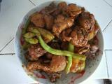土豆豆角炖鸡块