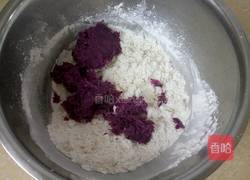 紫薯饼的做法图解3