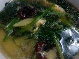 菠菜土豆丝儿甩袖汤