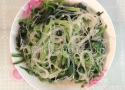 凉拌菠菜粉丝