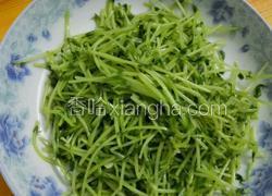 蒜炒豌豆苗