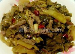 酸菜炒肉丝