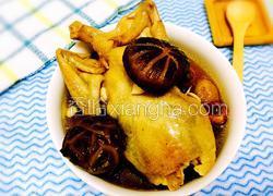 香菇仁片炖鹧鸪