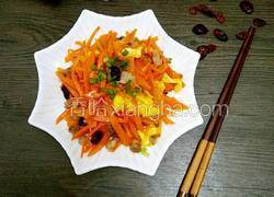 瘦肉蔓莓干炒胡萝卜