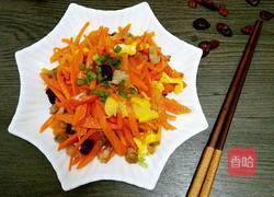 瘦肉蔓莓干炒胡萝卜的做法图解6