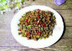 酸豆角炒肉末