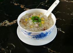 香菇玉米肉末粥