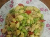 什锦炒鸡腿肉